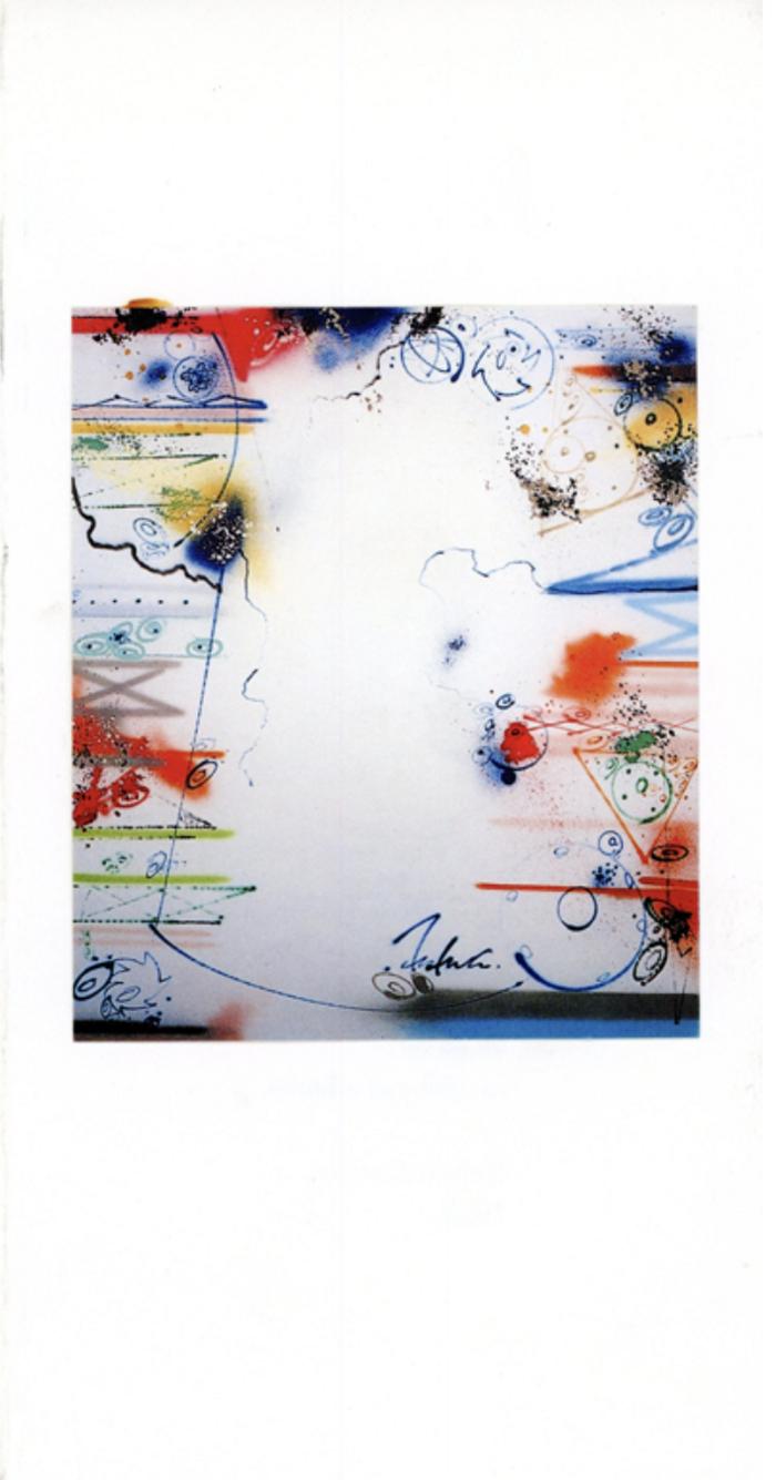Card for Futura New Work's exhibition at Philippe Briet Gallery, New York