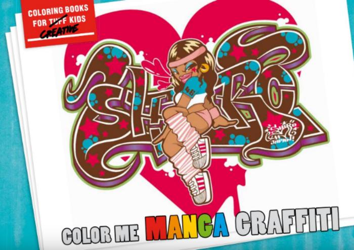 Color Me Manga Graffiti 