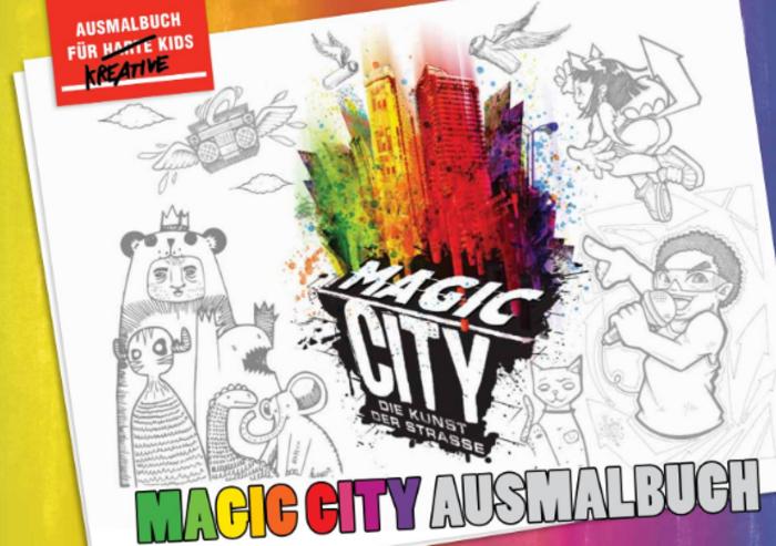 Magic City Ausmalbuch 