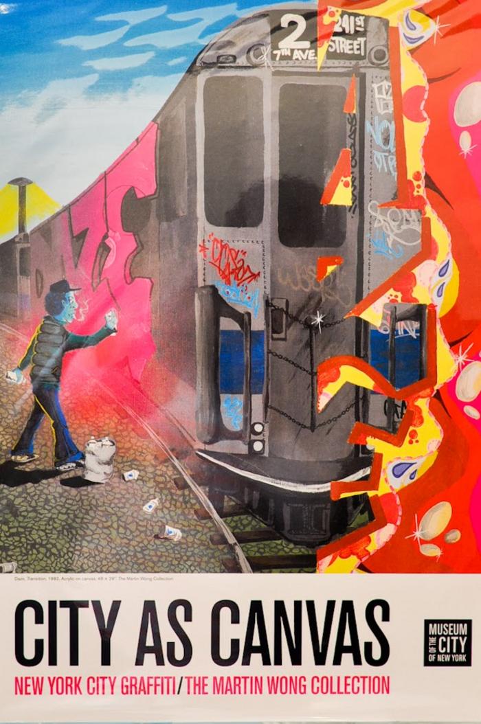 Poster for City as Canvas: Graffiti Art from the Martin Wong Collection, New York, Museum of the City of New York