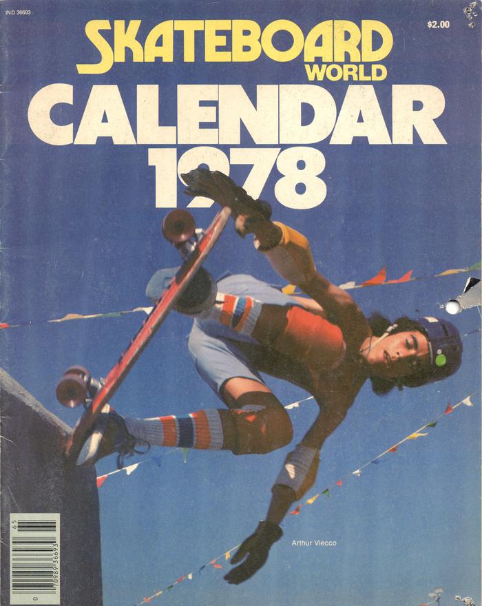 Skateboard World Calendar 1978