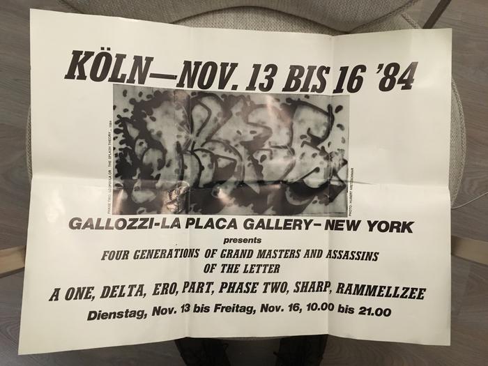Poster of the Four Generations of Grand Masters and Assassins of the Letter, Köln