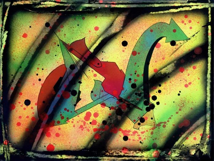 Letter A Wildstyle