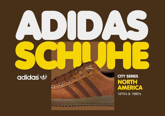 Adidas Schuhe City Series North America 1970's &amp; 1980s