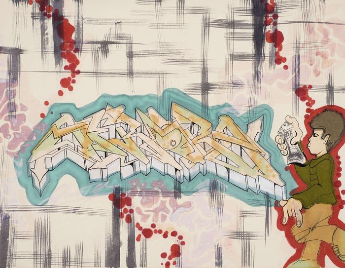 Untitled (Artrain Graffiti Train)