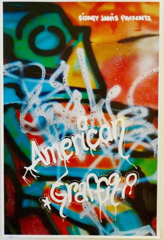 Poster of the Post-Graffiti exhibition at Sidney Janis, New York