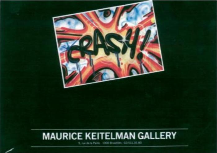 Card for Graffiti! exhibition at Maurice Keitelman Gallery, Bruxelles