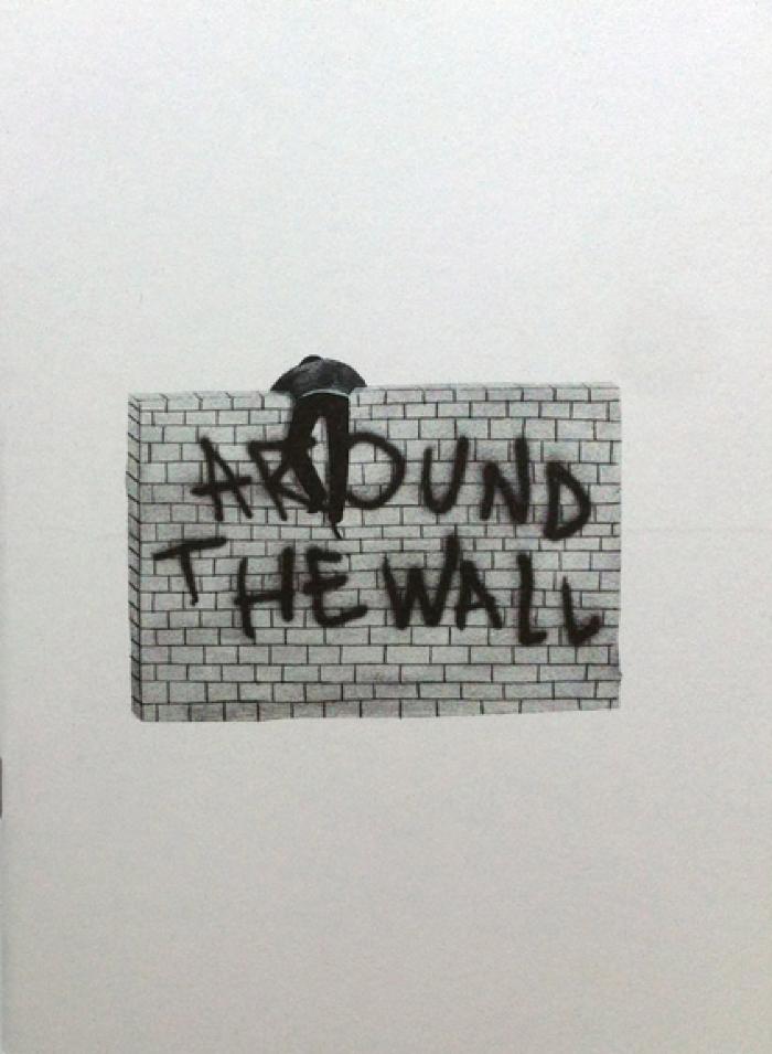Around the wall