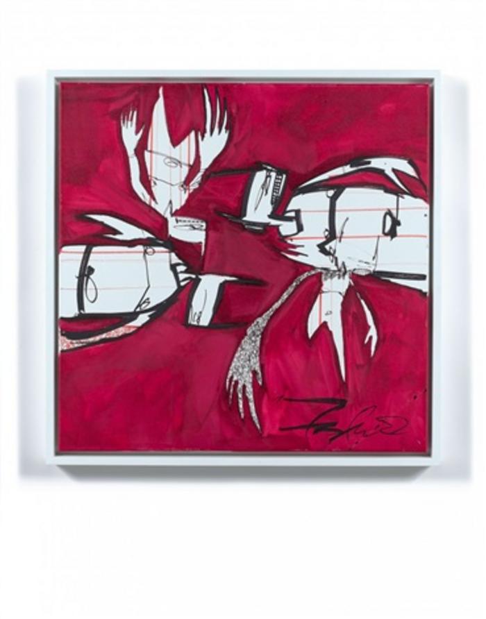 Four Nosferatus on red 