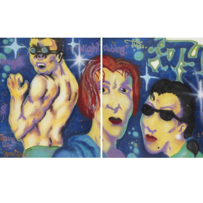 Nightclubbing (diptych)