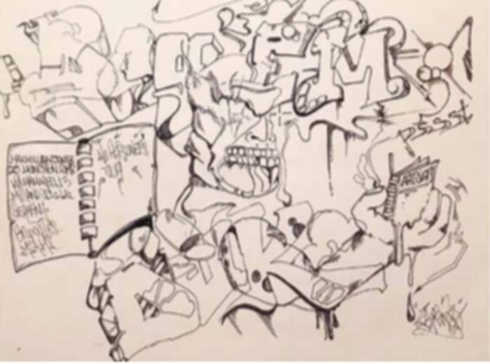 Racism-psst Art Diary