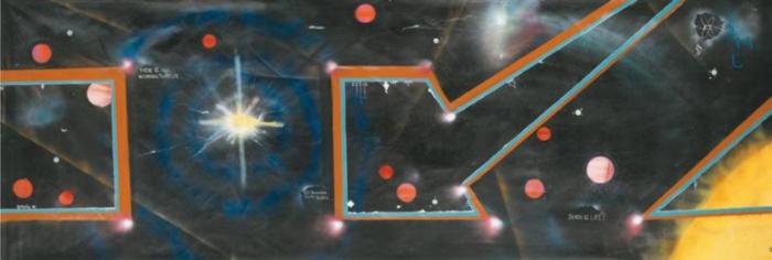 Galactic graff