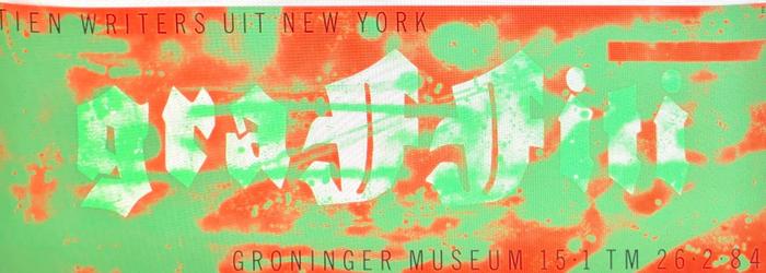 Poster of the Graffiti exhibition at Groninger Museum, Groningen