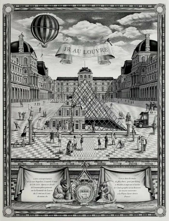 JR au Louvre 