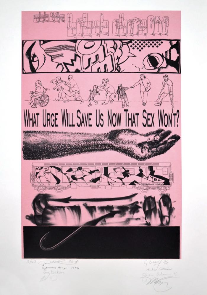 Poster of The Usual Suspects' exhibition at Avanti Galleries, New York