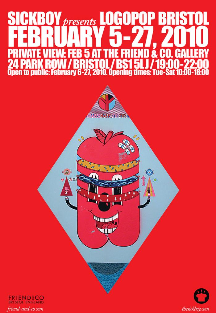 Card for Sickboy's Logopop Bristol at Friend &amp; Co., Bristol