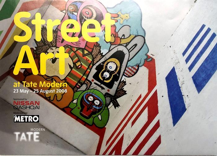 Card of the Street Art's exhibition at Tate Modern, London