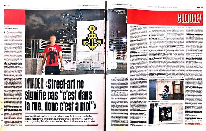 Invader "Street-art ne signifie pas 'c'est dans la rue, donc c'est à moi'"
