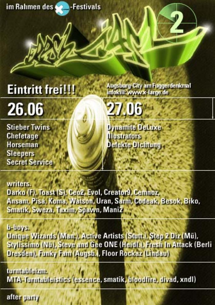 Flyer of Fresh Jam 2, Augsburg