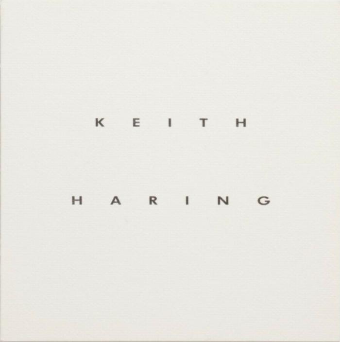 Card for Keith Haring Memorial Exhibition at Tony Shafrazi, New York