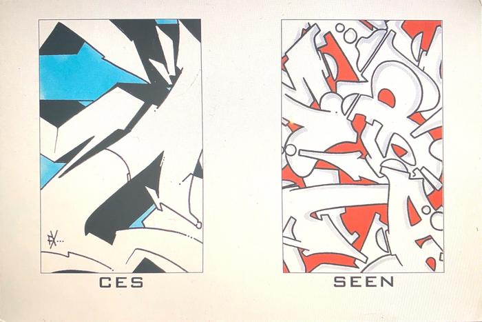 Card of CES, SEEN: The Bronx Bombers' exhibition at Pacifico Fine Art, New York