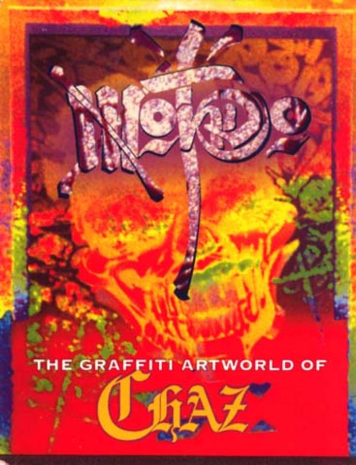 Card of Chaz Bojorquez's Mondo exhibition at Galeria Otra Vez, Los Angeles