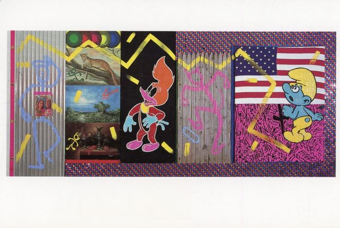 Flyer for Ronnie Cutrone's exhibition at Tony Shafrazi Gallery, New York