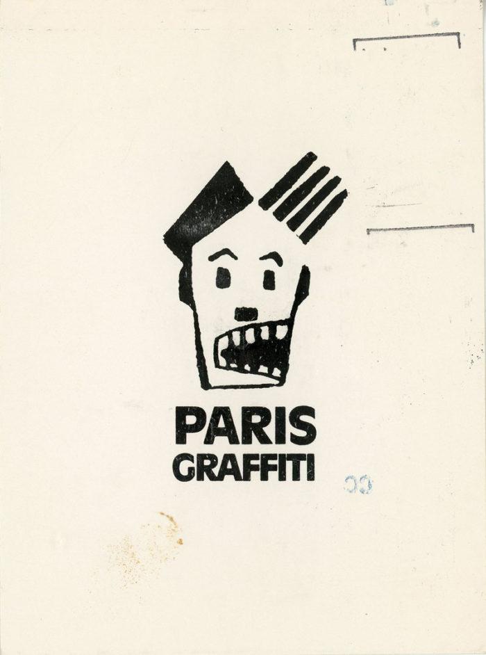 Card for Paris Graffiti at Maison Française, New York